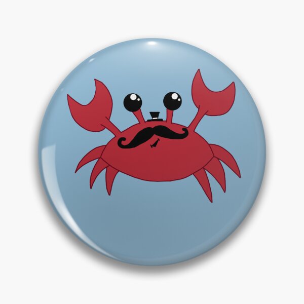 Item preview, A Proper Crab  Sticker designed and sold by NicoleKarst.