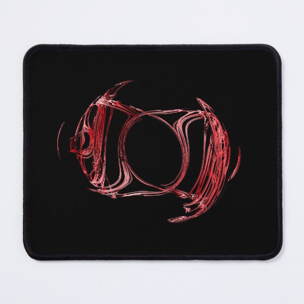 Item preview, 3D Fractal noise emblem, twisted, chaotic, metallic and shiny in Red designed and sold by James-Cole.