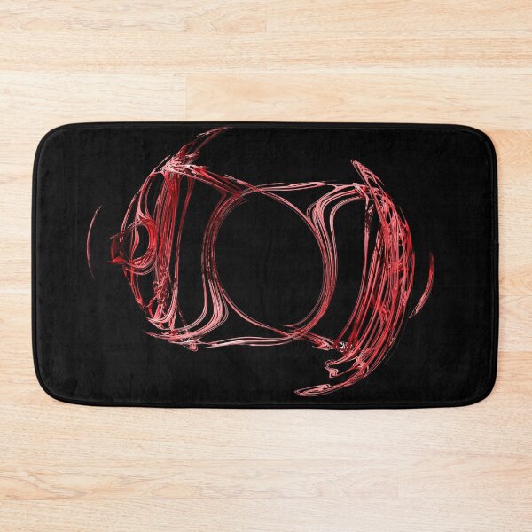 Item preview, 3D Fractal noise emblem, twisted, chaotic, metallic and shiny in Red designed and sold by James-Cole.