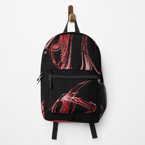 Item preview, 3D Fractal noise emblem, twisted, chaotic, metallic and shiny in Red designed and sold by James-Cole.