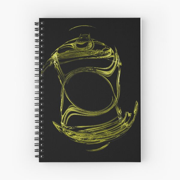 Item preview, 3D Fractal noise emblem, twisted, chaotic, metallic and shiny in Yellow Gold designed and sold by James-Cole.