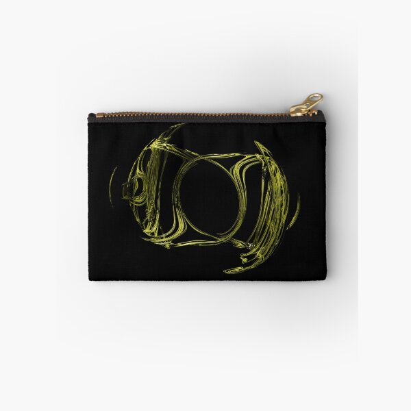 Item preview, 3D Fractal noise emblem, twisted, chaotic, metallic and shiny in Yellow Gold designed and sold by James-Cole.