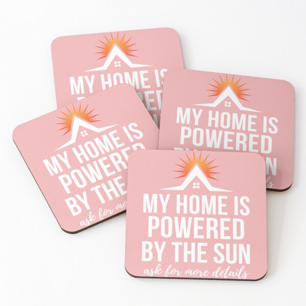 Item preview, Funny My Home Is Powered By The Sun   designed and sold by BohoEtChic.
