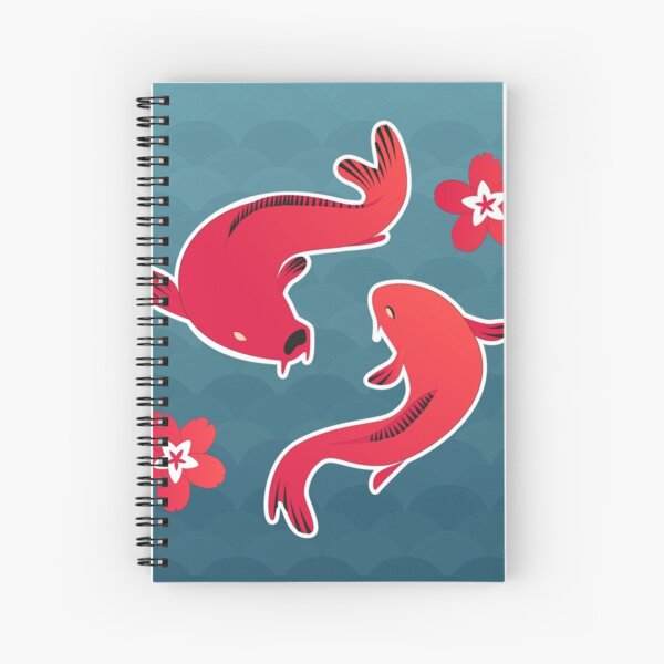 Koi-Carpes Cahier à spirale