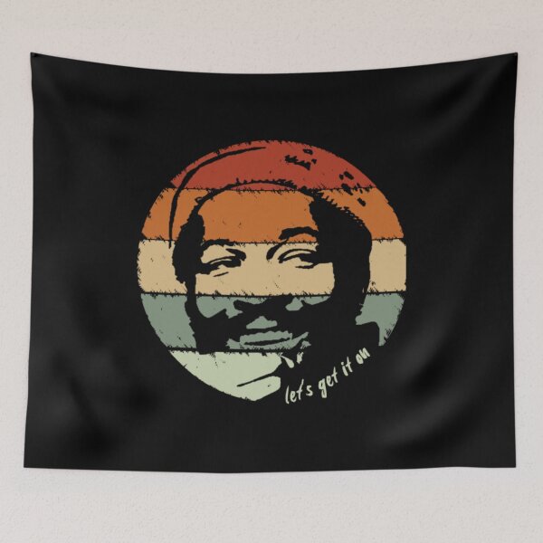 Item preview, Let's Get it On Marvin Gaye Gift Fan designed and sold by PederBroberg.