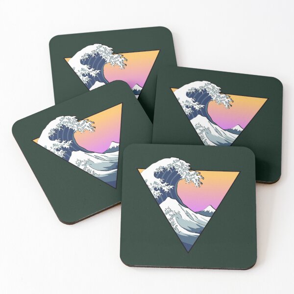 Item preview, Great Wave Aesthetic   designed and sold by HallelujahToys.
