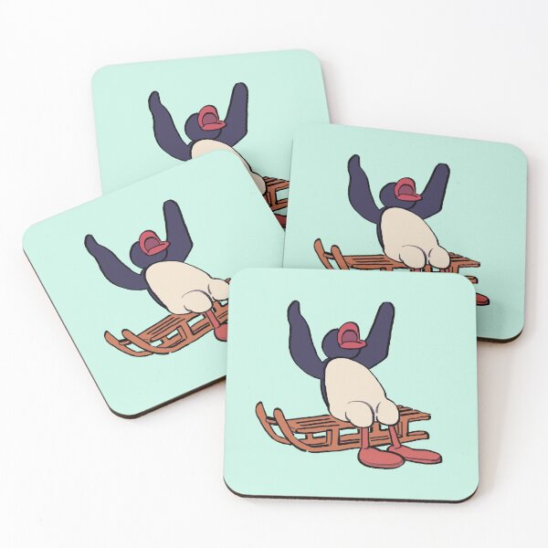 Item preview, I draw screaming penguin on a sleigh meme designed and sold by RansRoom.