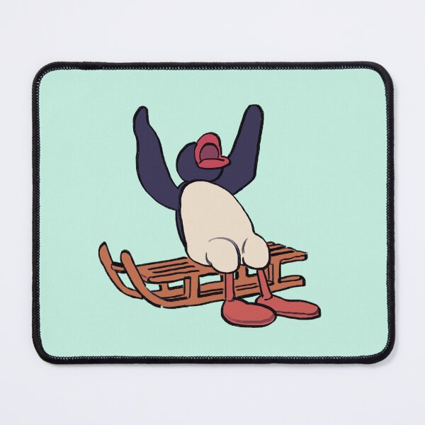Item preview, I draw screaming penguin on a sleigh meme designed and sold by RansRoom.