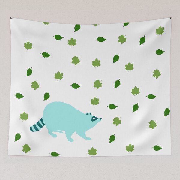 Item preview, mapache azul designed and sold by Barnu Flex.