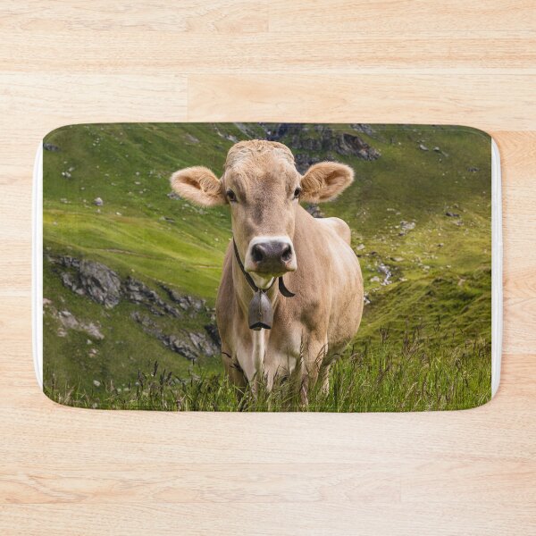 Item preview, Cow on a pasture in Graubünden in Switzerland designed and sold by dieterich.