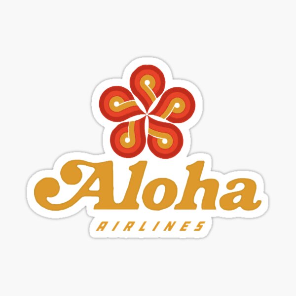 Aloha Airlines Sticker For Sale By Caitlinfar9008 Redbubble