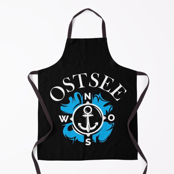 Item preview, Baltic Sea Design Wall T-Shirts Anchor Compass Symbol - Baltic Sea Captain designed and sold by AndreMi.