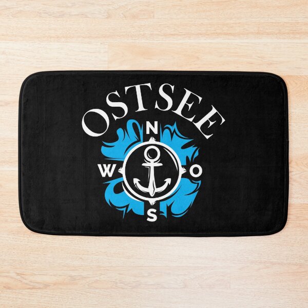 Item preview, Baltic Sea Design Wall T-Shirts Anchor Compass Symbol - Baltic Sea Captain designed and sold by AndreMi.