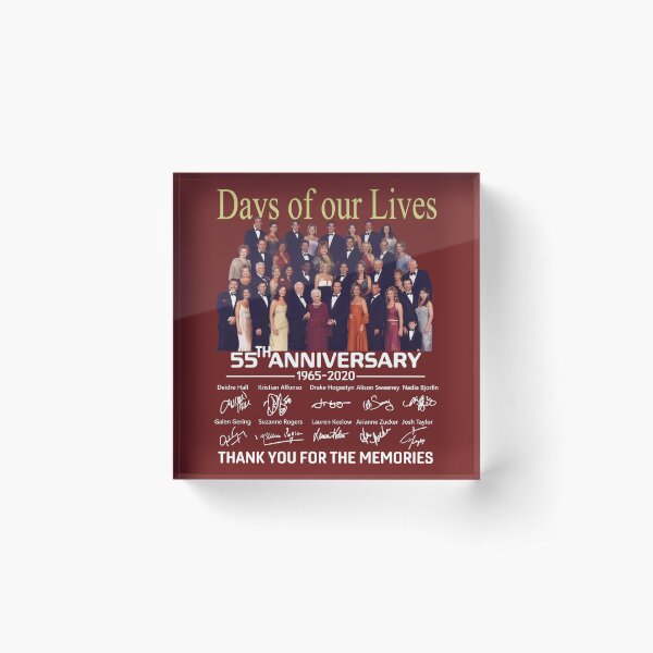 Item preview, Days Of Our Lives 55th Anniversary Full Cast Signature Thank You For The Memories, Trending, Fashion Summer designed and sold by LOGANSTORE1.