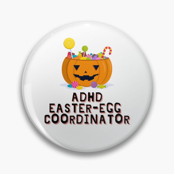 Item preview, ADHD - Easter Egg Coordinator - Trick or Treat Pumpkin Candy Basket designed and sold by TheBerriesADHD.