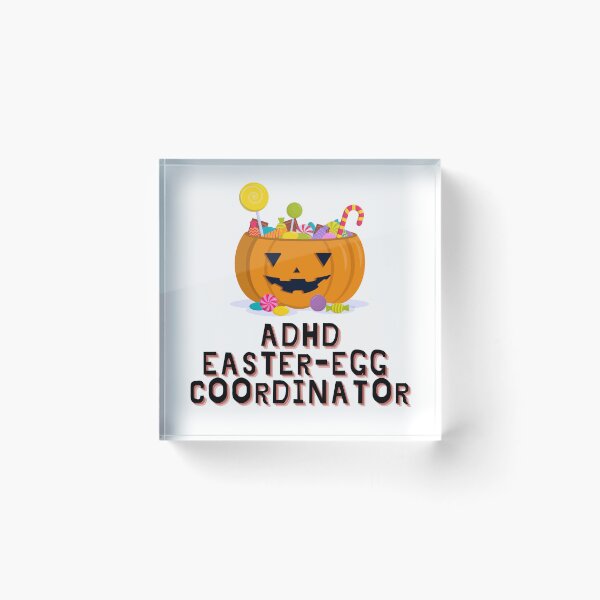 Item preview, ADHD - Easter Egg Coordinator - Trick or Treat Pumpkin Candy Basket designed and sold by TheBerriesADHD.
