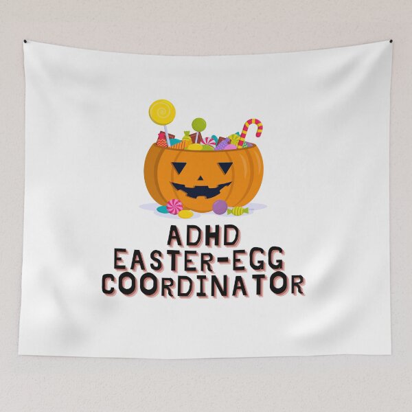 Item preview, ADHD - Easter Egg Coordinator - Trick or Treat Pumpkin Candy Basket designed and sold by TheBerriesADHD.