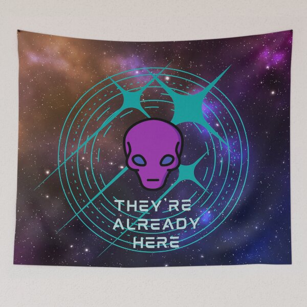 Item preview, They're Already Here designed and sold by Rumrabbit82.