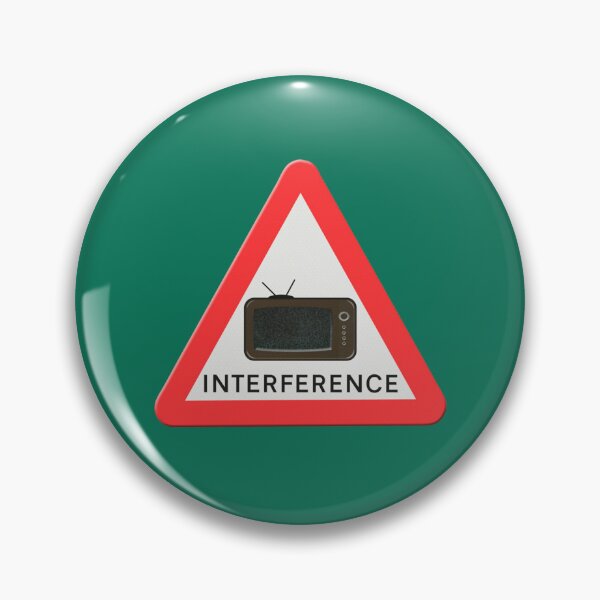 Item preview, Warning sign - Interference   designed and sold by HallelujahToys.