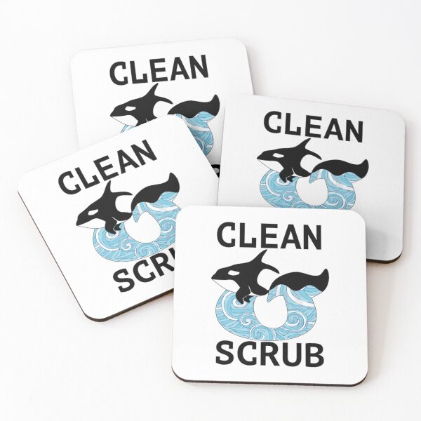 Item preview, Clean and Scrub of the C and S Union Killer Whale Tank designed and sold by CocoTreeHugger.