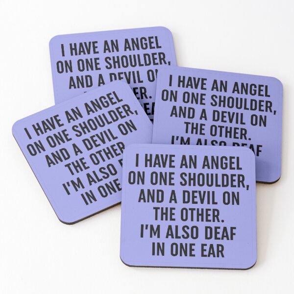 Item preview, I Have An Angel and A Devil designed and sold by Moeez Javed.