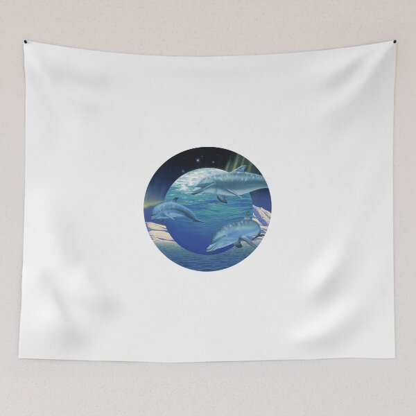 Item preview, Pink And Blue Glitter Dolphins | Dauphin Lover Gift Idea designed and sold by EliteSayings.