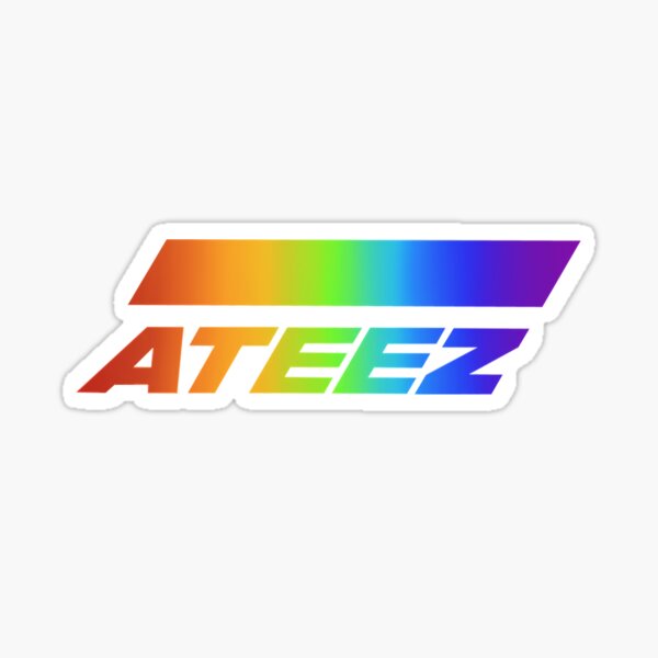 ATEEZ Orange Logo Sticker