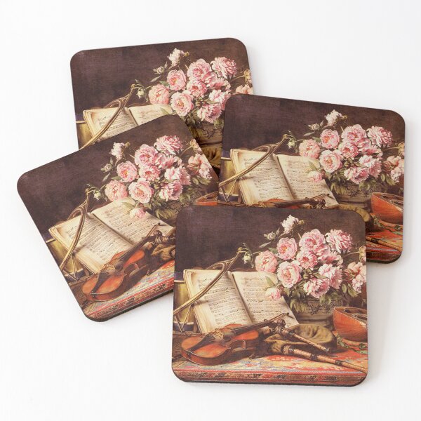 Item preview, Harmony in Still Life: Roses, Book, and Violin designed and sold by SweetMySpot.