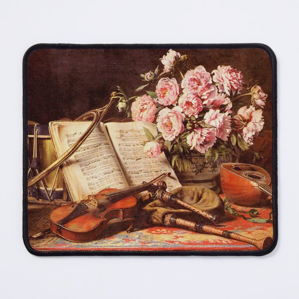 Item preview, Harmony in Still Life: Roses, Book, and Violin designed and sold by SweetMySpot.