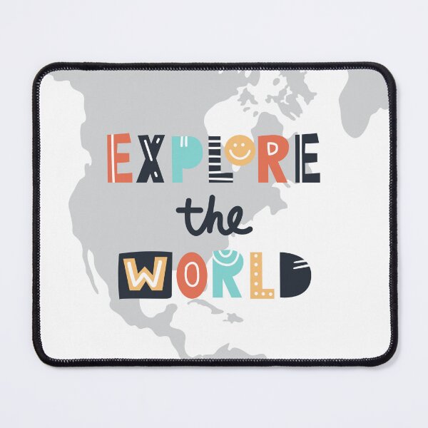 Item preview, Explore the World travel slogan designed and sold by piccalilli22.