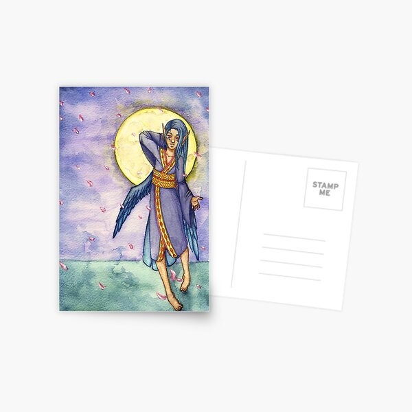 Lune - Enfant de la Lune Carte postale