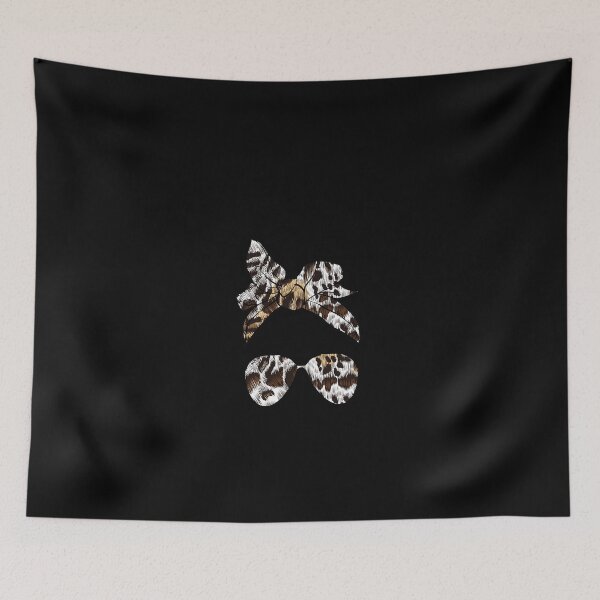 Item preview, Skull Mom Messy Bun Aviator Glasses Bandana Mother Life designed and sold by shortfom.
