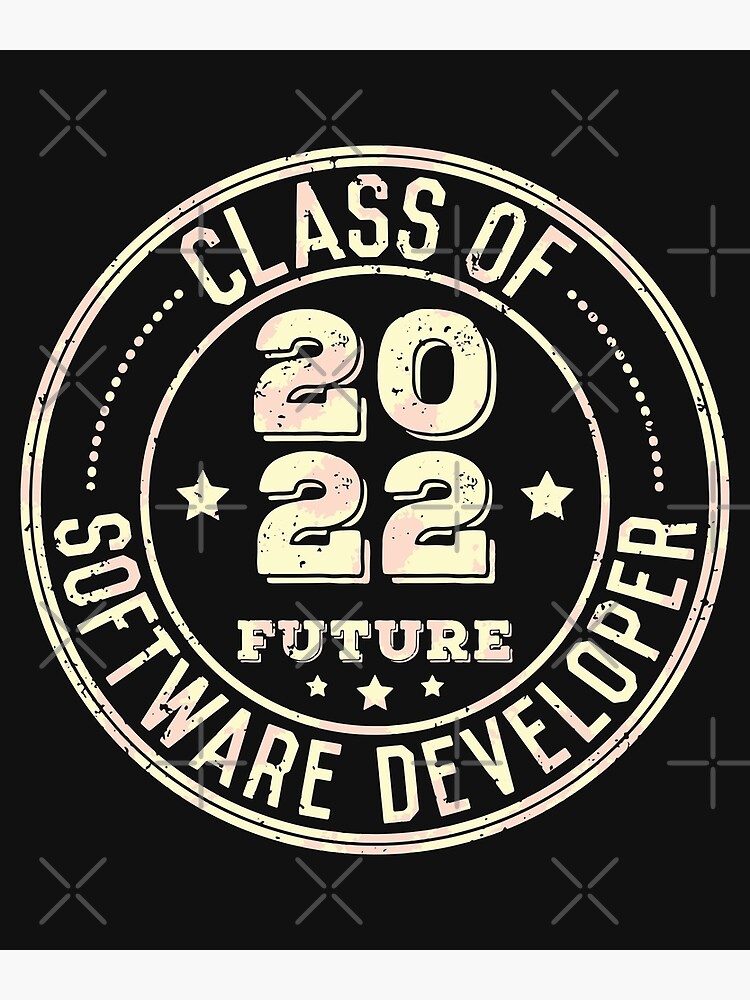 Disover Future Software Developer | Class Of 2022 | Graduation Gifts Premium Matte Vertical Poster