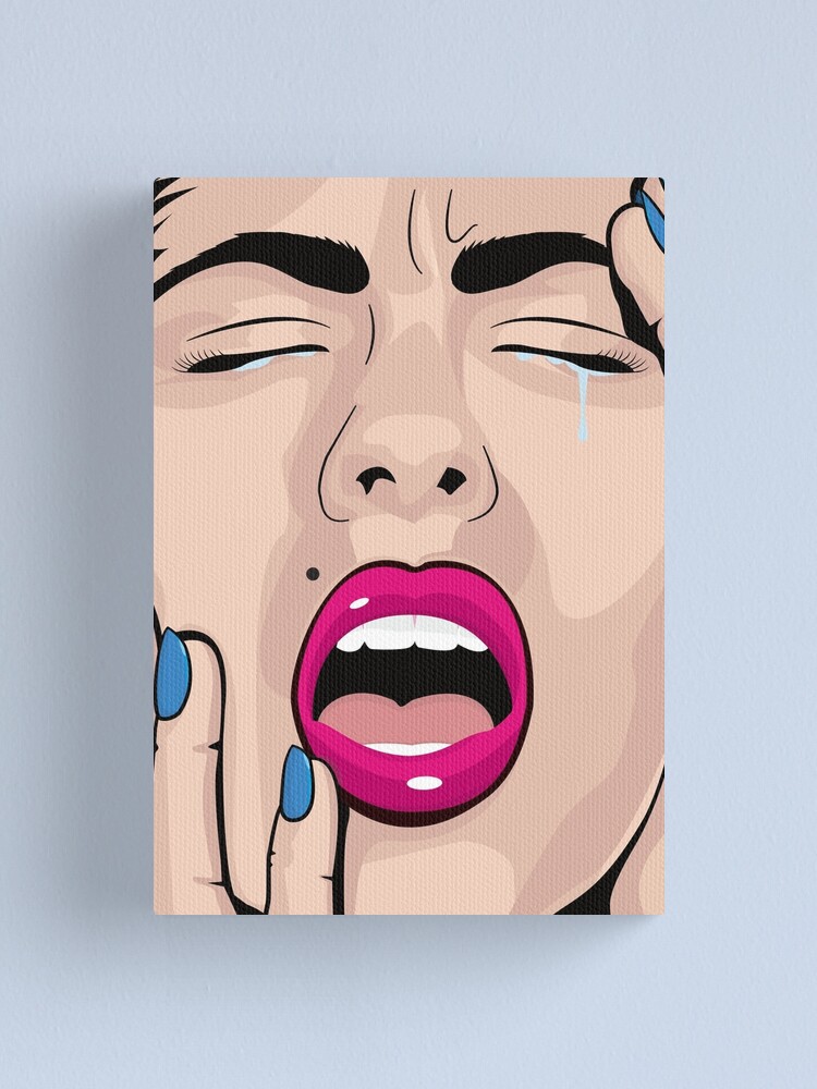 Girl Pop Art Canvas