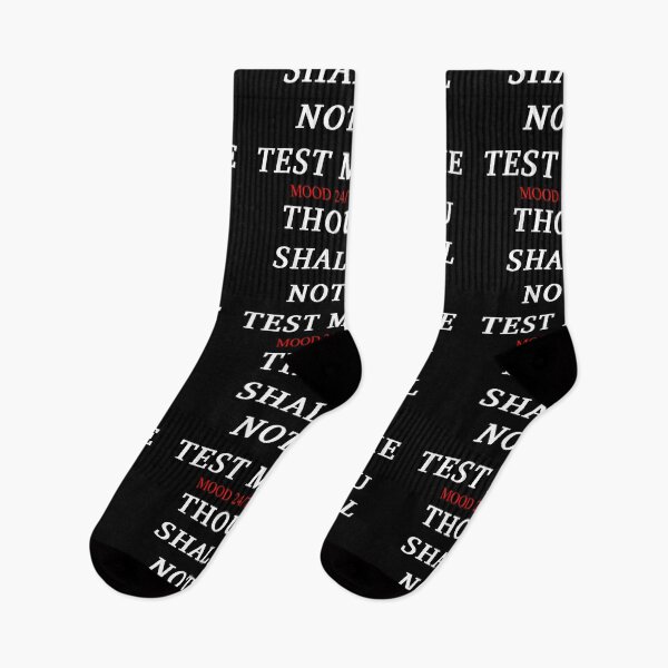 Item preview, Thou shall not test me mood 24/7 designed and sold by authenticwords.