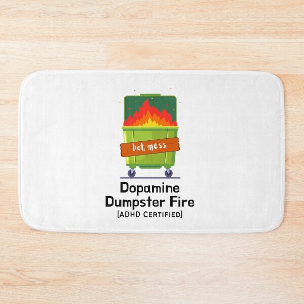 Item preview, ADHD - Dopamine Dumpster Fire - ADHD Certified designed and sold by TheBerriesADHD.