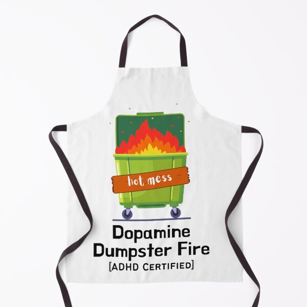 Item preview, ADHD - Dopamine Dumpster Fire - ADHD Certified designed and sold by TheBerriesADHD.