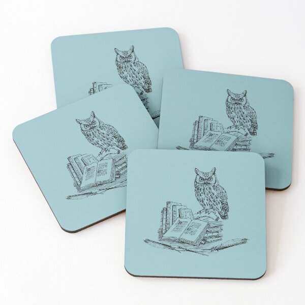 Item preview, Owlways Reading, Retro Owl with Books is Gift for Book lover and Birthdays, Winterowl designed and sold by DiensDesign.