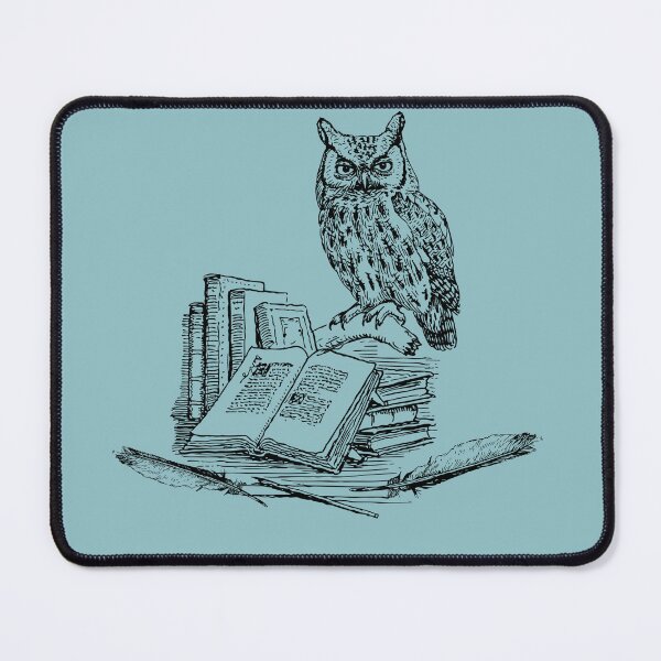 Item preview, Owlways Reading, Retro Owl with Books is Gift for Book lover and Birthdays, Winterowl designed and sold by DiensDesign.