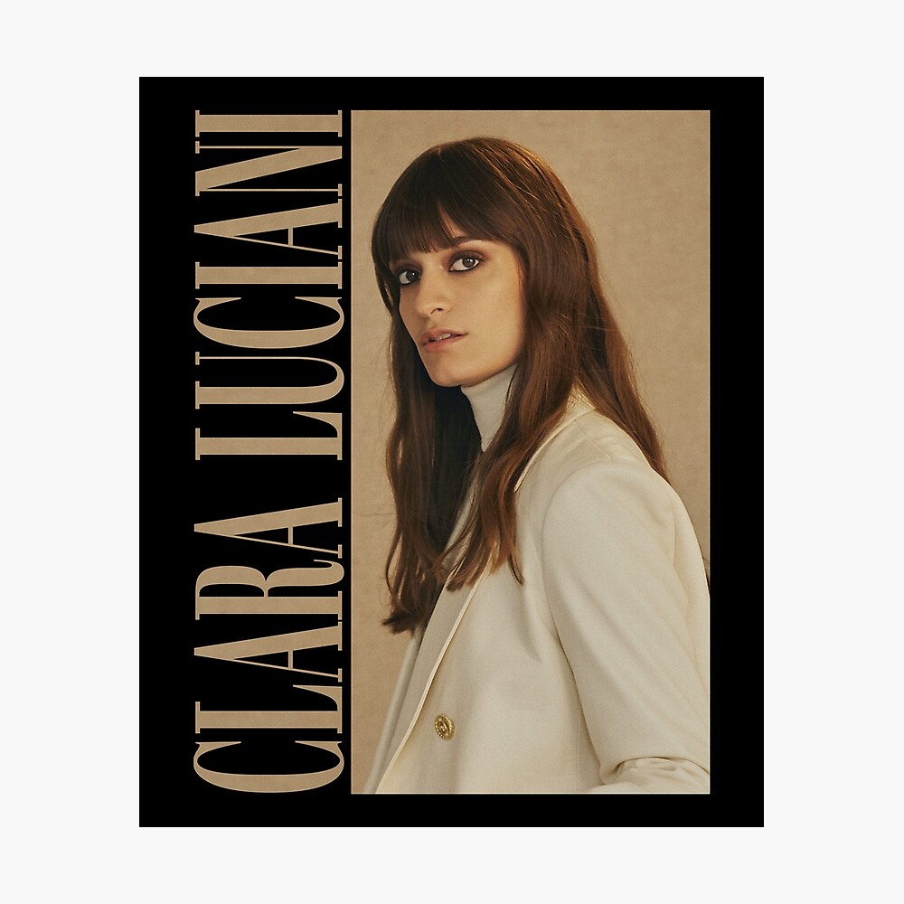 Clara Luciani La Grenade Gift Fan Poster For Sale By Oradeckow Redbubble