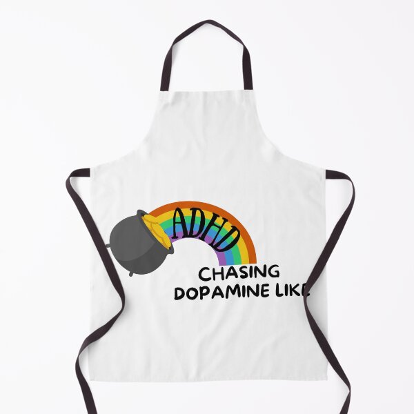 Item preview, ADHD - Chasing Dopamine like Gold at the end of the Rainbow designed and sold by TheBerriesADHD.