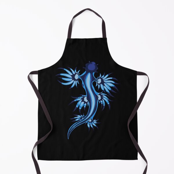 Aperçu de l'œuvre Nudibranche Exotique Glaucus Atlanticus Bleu et Blanc . classique créée et vendue par fieroiqfarel.