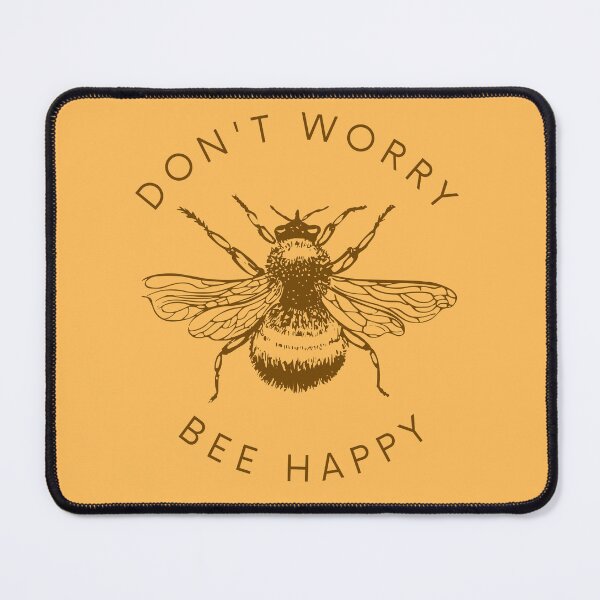 Item preview, Don't worry, Be Happy - Bee Happy - Bees Essential T-Shirt designed and sold by NotUrAverageART.