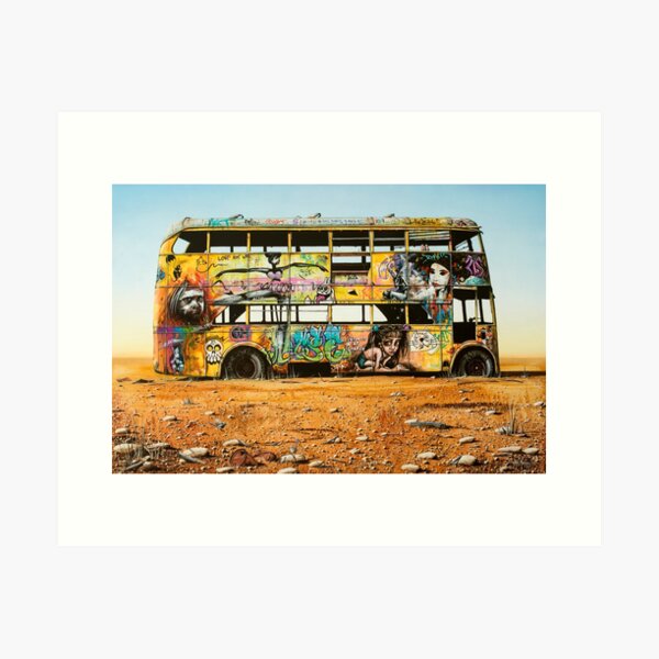 Item preview, Outback Art - The Bus, Oodnadatta Track designed and sold by John  Murray.