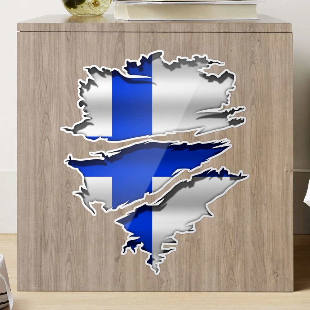 Voi Vittu Finnish Flag Distressed