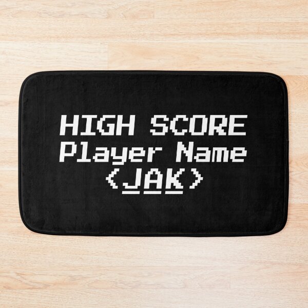 Item preview, HIGH SCORE Player Name JAK designed and sold by redacteddesign.