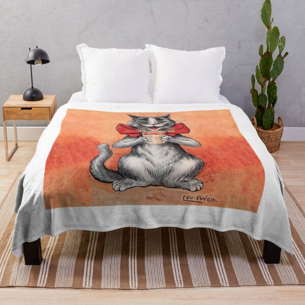 Item preview, Louis Wain Cats-Drinking Cat, Funny Cat Classic . designed and sold by smilerzjniu.