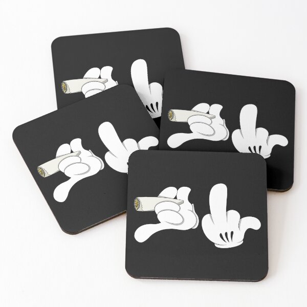 Item preview, Stoner Mouse | middle finger and joint | cartoon hands designed and sold by ProdbyNiECO.