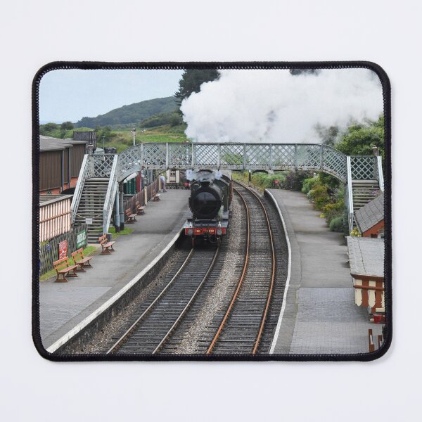 Item preview, Steam train approaching the station designed and sold by cdkphotos.