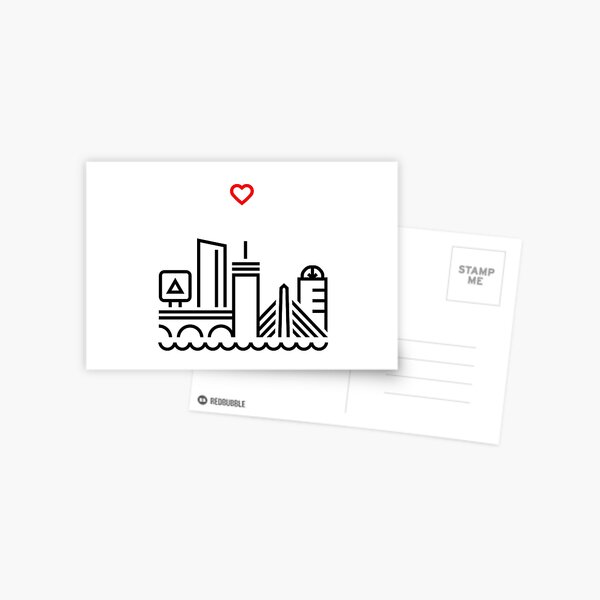 Boston skyline Postcard